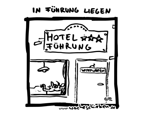 in Führung liegen