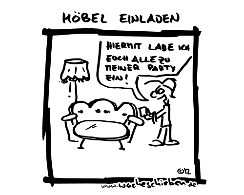 Möbel einladen