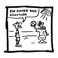 den Ball hochhalten