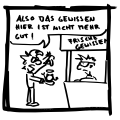 ein schlechtes Gewissen haben