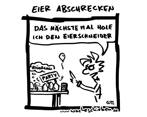 Eier abschrecken