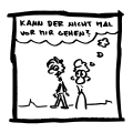 jemanden hintergehen