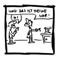 die Uhr vorstellen