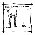 sich bei jemandem melden
