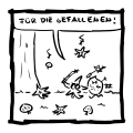 Blätter rechen