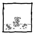 bis in die Puppen