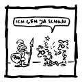 jemanden zum Ritter schlagen