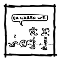 an einen toten Punkt gelangen