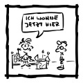 das Bett beziehen