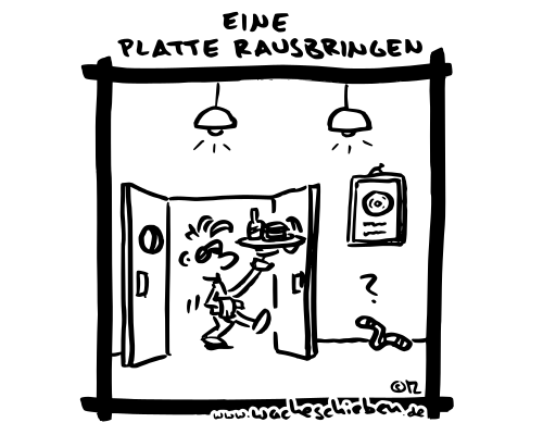 eine Platte rausbringen